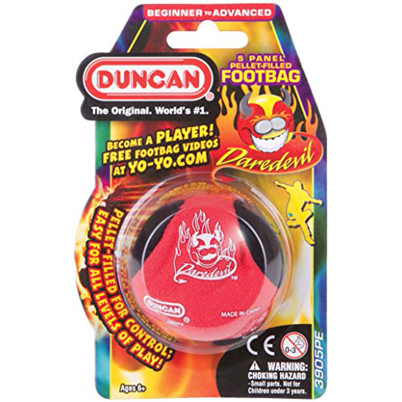 Duncan Footbag Daredevil 5 Panel Pellet Filled