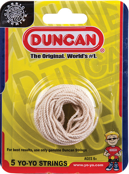 Yo Yo Strings 5 Pack White (100% Cotton)