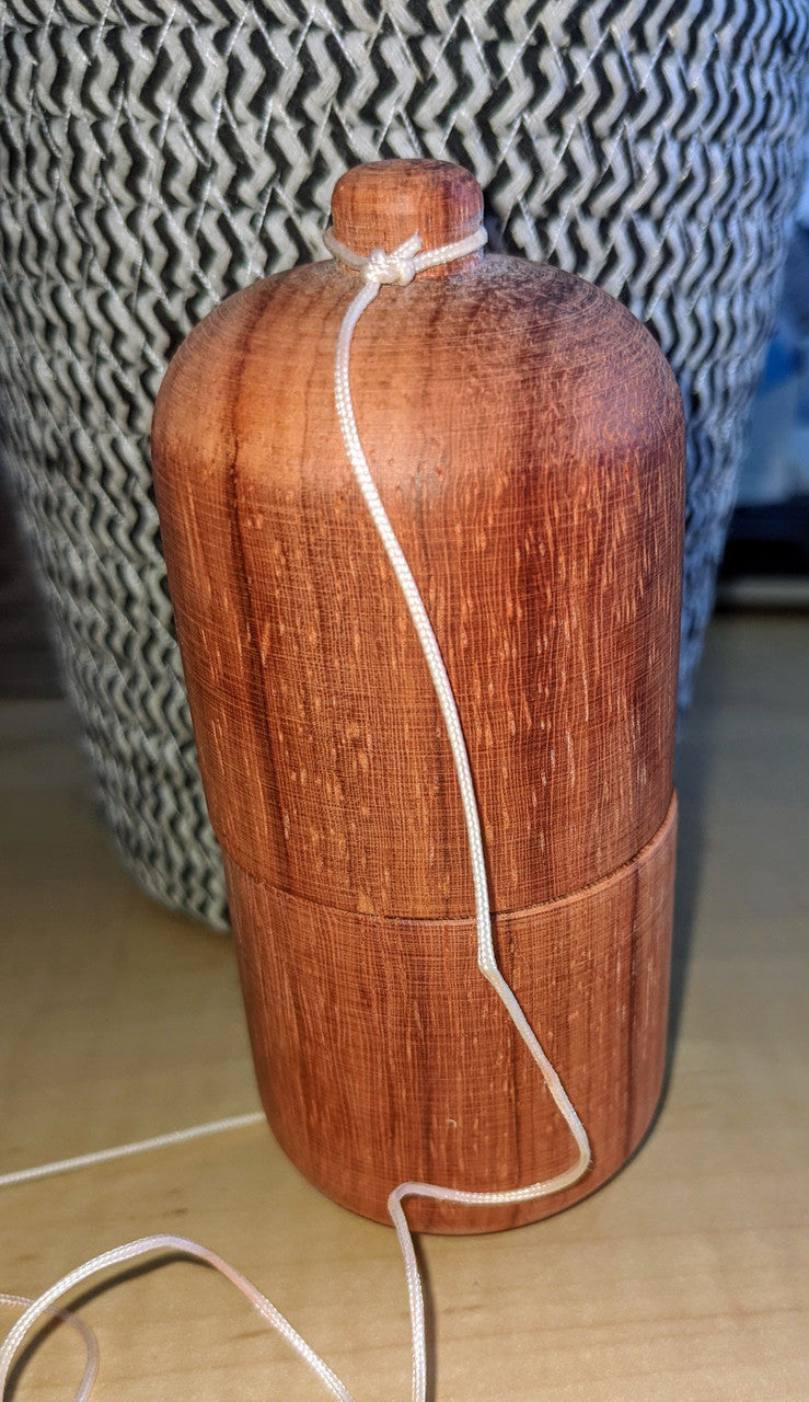 Kendama Pill made from natural padouk wood