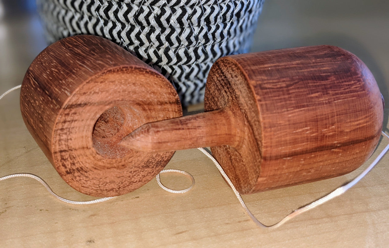Kendama Pill made from natural padouk wood